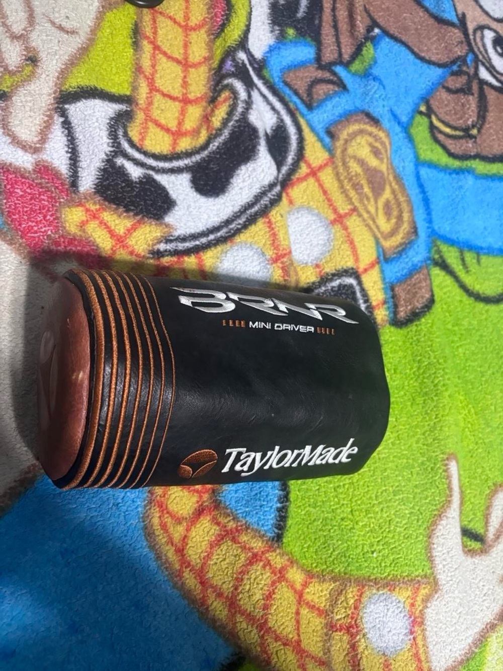 TaylorMade Black and Copper Mini Driver Headcover